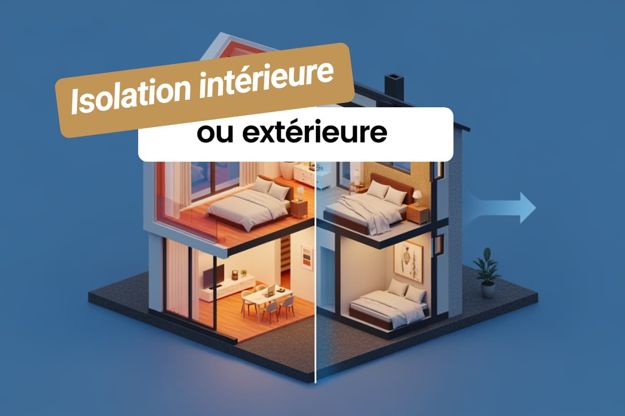 Isolation intérieure ou extérieure