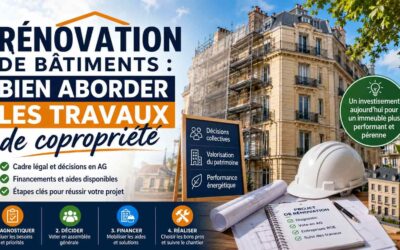 Rénovation de bâtiments : bien aborder les travaux de copropriété