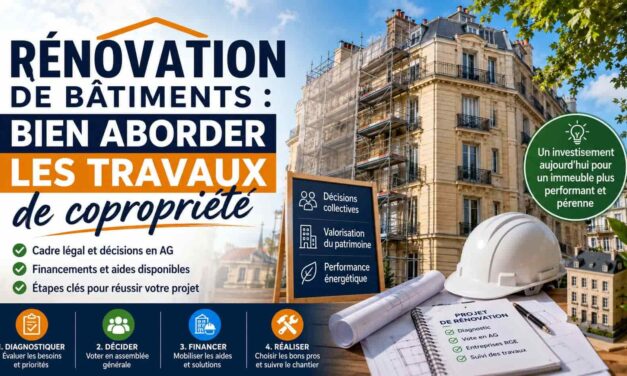 Rénovation de bâtiments : bien aborder les travaux de copropriété